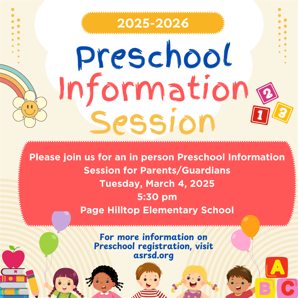  2025-2026 Preschool Information Session